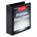 Cardinal 10331 Easy-Open ClearVue Extra-Wide Locking Slant-D Binder, 3" Cap, 11 x 8 1/2, Black