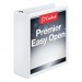 Cardinal 10330 Easy-Open ClearVue Extra-Wide Locking Slant-D Binder, 3" Cap, 11 x 8 1/2, White