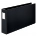 Cardinal 12142 Premier Easy Open 11 x 17 Locking Slant-D Ring Binder, 3" Cap, Black