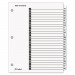 Cardinal 60213 Traditional OneStep Index System, 26-Tab, A-Z, Letter, White, 26/Set