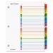 Cardinal 60118 Traditional OneStep Index System, 31-Tab, 1-31, Letter, Multicolor, 31/Set