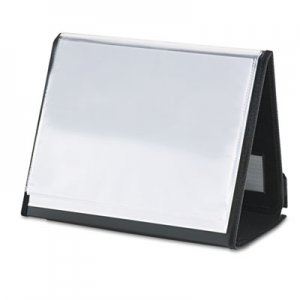 Cardinal 52132 ShowFile Horizontal Display Easel, 20 Letter-Size Sleeves, Black