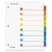 Cardinal 60818 Traditional OneStep Index System, 8-Tab, 1-8, Letter, Multicolor, 1 Set