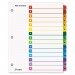 Cardinal 61518 Traditional OneStep Index System, 15-Tab, 1-15, Letter, Multicolor, 15/Set