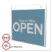 deflecto 68301 Classic Image Single-Sided Wall Sign Holder, Plastic, 11 x 8 1/2, Clear