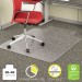 deflecto CM11112 EconoMat Occasional Use Chair Mat for Low Pile, 36 x 48 w/Lip, Clear