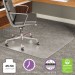 deflecto CM17233 ExecuMat Intense All Day Use Chair Mat for High Pile Carpet, 45x53 w/Lip, Clear