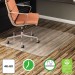 deflecto CM21442F EconoMat Anytime Use Chair Mat for Hard Floor, 46 x 60, Clear