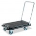 deflecto DEFCRT550004 Heavy-Duty Platform Cart, 500lb Capacity, 20 9/10w x 32 5/8d x 9h, Black