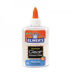 Elmer's E305 Washable School Glue, 5 oz, Liquid