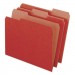 Pendaflex PFX04311 Earthwise by Pendaflex Recycled File Folders, 1/3 Top Tab, Letter, Red, 100/BX