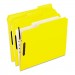 Pendaflex PFX21309 Colored Folders with Two Embossed Fasteners, 1/3-Cut Tabs, Letter Size, Yellow, 50/Box