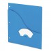 Pendaflex 32902 Essentials Slash Pocket Project Folders, 3 Holes, Letter, Blue, 25/Pack