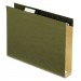 Pendaflex 4152X2 Reinforced 2" Extra Capacity Hanging Folders, 1/5 Tab, Letter, Green, 25/Box