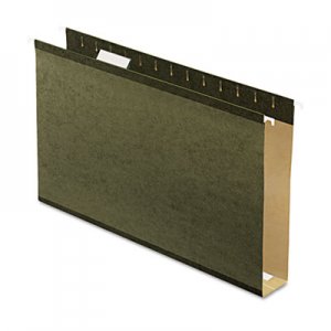 Pendaflex 4153X2 Reinforced 2" Extra Capacity Hanging Folders, Legal, Standard Green, 25/Box