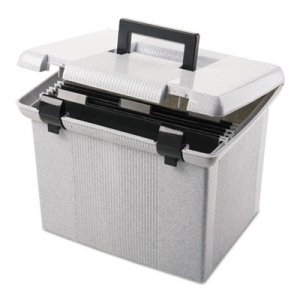 Pendaflex 41747 Portafile File Storage Box, Letter, Plastic, 13 7/8 x 14 x 11 1/8, Granite
