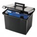Pendaflex 41742 Portafile File Storage Box, Letter, Plastic, 11 x 14 x 11-1/8, Black