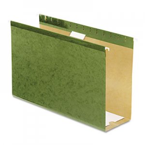 Pendaflex 4153X4 Reinforced 4" Extra Capacity Hanging Folders, Legal, Standard Green, 25/Box
