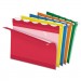 Pendaflex 42592 Colored Reinforced Hanging Folders, 1/5 Tab, Letter, Asst, 25/Box