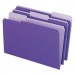 Pendaflex 435013VIO Interior File Folders, 1/3 Cut Top Tab, Legal, Violet, 100/Box