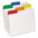 Pendaflex 55702 EasyView Poly File Folders, 1/3 Cut Top Tab, Letter, Clear, 25/Box