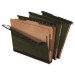 Pendaflex 59254 SureHook Reinforced Hanging Folder, 2 Dividers, Letter, Standard Green, 10/Box