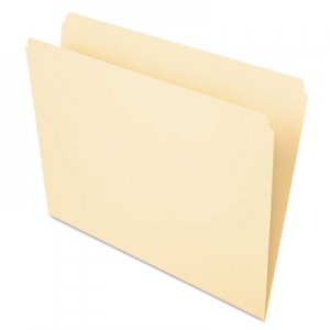 Pendaflex 752 File Folders, Straight Cut, Top Tab, Letter, Manila, 100/Box