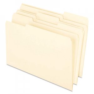 Pendaflex 76520 Earthwise 100% Recycled Paper File Folder, 1/3 Cut, Legal, Manila, 100/Box
