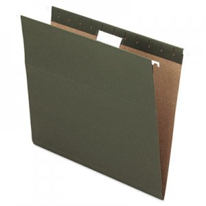 Pendaflex 81602 Hanging File Folders, 1/5 Tab, Letter, Standard Green, 25/Box