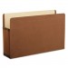 Pendaflex 85565 Premium Reinforced Expanding File Pockets, Straight Cut, Legal, Red, 5/Box