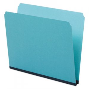 Pendaflex 9200 Pressboard Expanding File Folders, Straight Cut, Top Tab, Letter, Blue, 25/Box