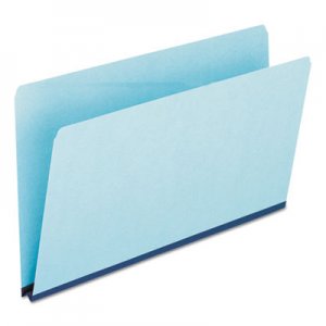 Pendaflex 9300 Pressboard Expanding File Folders, Straight Cut, Top Tab, Legal, Blue, 25/Box