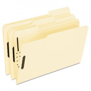 Pendaflex FM313 Fastener Folders, 2 Fasteners, 1/3 Cut Tabs, Legal, Manila, 50/Box