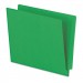 Pendaflex H110DGR Reinforced End Tab Folders, Two Ply Tab, Letter, Green, 100/Box