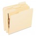 Pendaflex M13U13 Folders with Two Bonded Fasteners, 1/3 Cut Top Tab, Letter, Manila, 50/Box