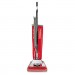 Sanitaire EURSC886E Quick Kleen Commercial Upright Vacuum with Vibra-Groomer II, 17.5lb, Red