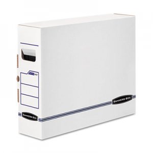 Bankers Box 00650 X-Ray Storage Box, Film Jacket Size, 5 x 19 3/4 x 14 7/8, White