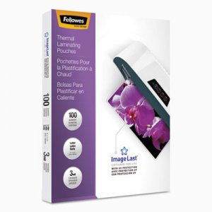 Fellowes 52454 ImageLast Laminating Pouches with UV Protection, 3mil, 11 1/2 x 9, 100/Pack