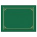 Geographics 47399 Certificate/Document Cover, 12 1/2 x 9 3/4, Green, 6/Pack
