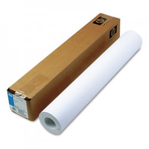 HP C6019B Designjet Inkjet Large Format Paper, 4.5 mil, 24" x 150 ft, White