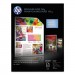 HP Q6611A Color Laser Brochure Paper, 97 Brightness, 40lb, 8-1/2 x 11, White, 150 Shts/Pk