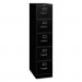 HON 315PP 310 Series Five-Drawer, Full-Suspension File, Letter, 26-1/2d, Black