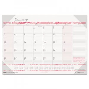 House of Doolittle 1466 Breast Cancer Awareness Monthly Desk Pad Calendar, 18-1/2 x 13, 2016