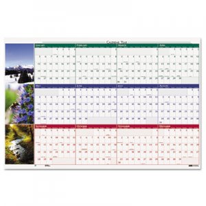 House of Doolittle 3931 Earthscapes Nature Scene Reversible/Erasable Yearly Wall Calendar, 32 x 48, 2016
