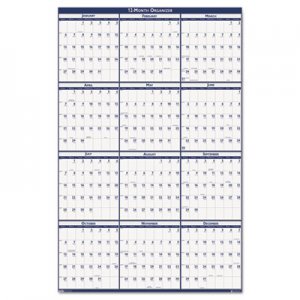 House of Doolittle 3961 Poster Style Reversible/Erasable Yearly Wall Calendar, 32 x 48, 2016