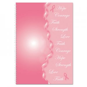 House of Doolittle 5226 Breast Cancer Awareness Monthly Planner/Journal, 7 x 10, Pink, 2016