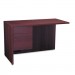 HON 10516LNN 10500 Series L Workstation Return, 3/4 Height Left Ped, 48w x 24d, Mahogany