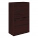 HON 10516NN 10500 Series Four-Drawer Lateral File, 36w x 20d x 59-1/8h, Mahogany