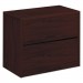 HON 10563NN 10500 Series Two-Drawer Lateral File, 36w x 20d x 29-1/2h, Mahogany