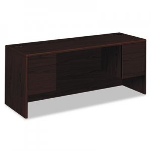 HON 10743NN 10700 Kneespace Credenza, 3/4 Height Pedestals, 72w x 24d x 29 1/2h, Mahogany